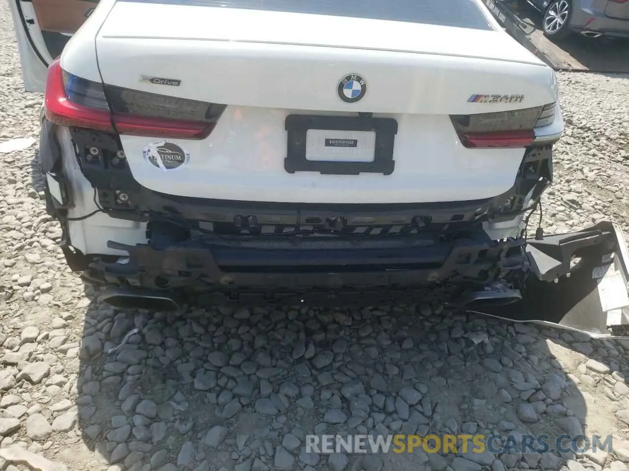 9 Photograph of a damaged car 3MW5U9J08M8B52596 BMW M3 2021
