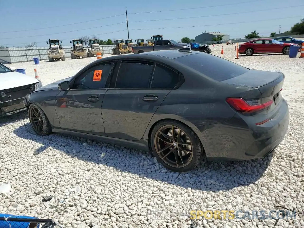 2 Photograph of a damaged car WBA5U7C09MFL27298 BMW M3 2021