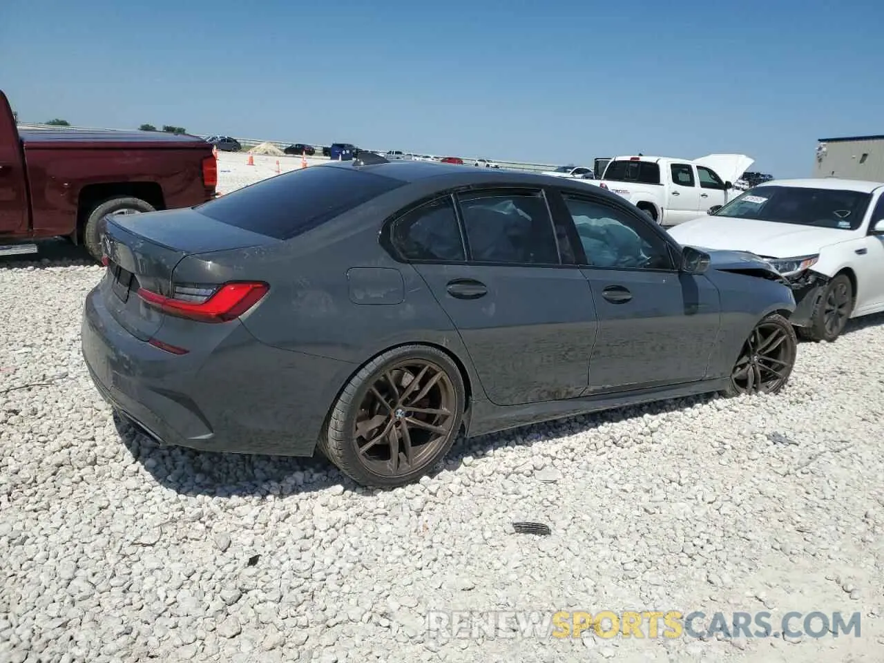 3 Photograph of a damaged car WBA5U7C09MFL27298 BMW M3 2021