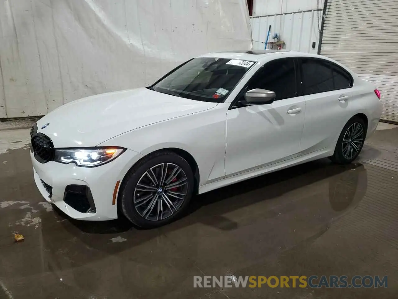 1 Photograph of a damaged car WBA5U9C0XMFK90824 BMW M3 2021