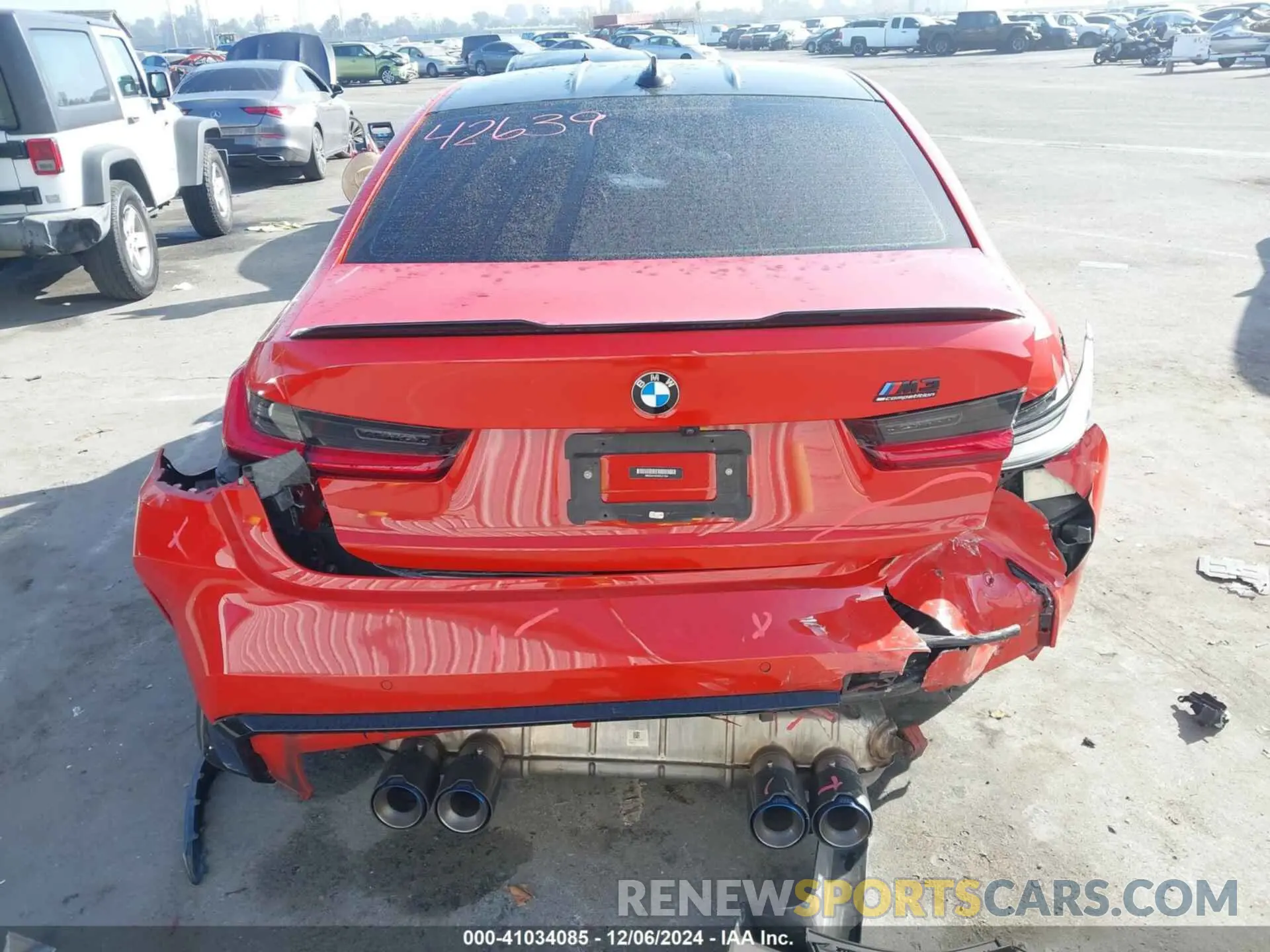 16 Photograph of a damaged car WBS33AY02MFL21564 BMW M3 2021