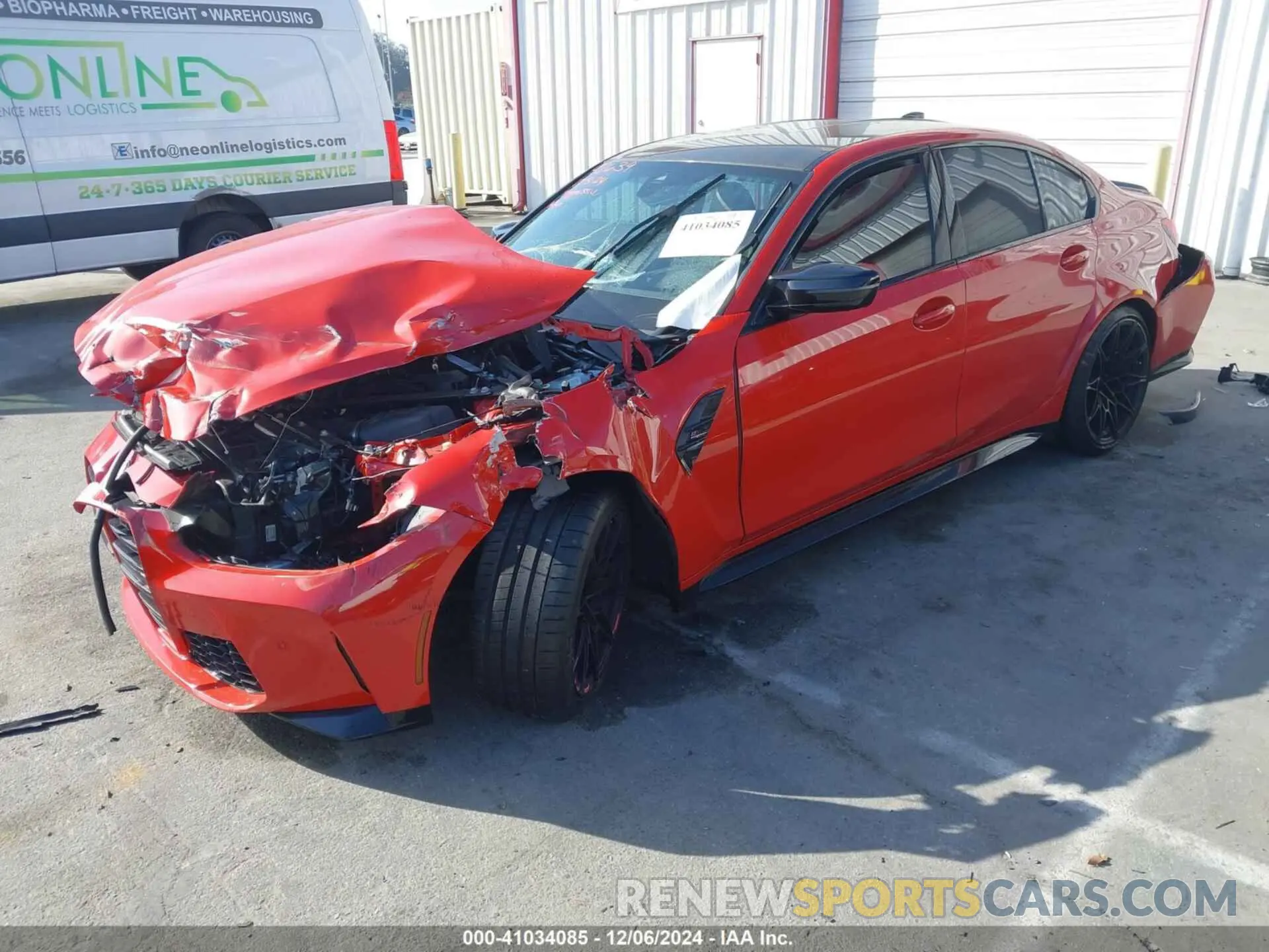 2 Photograph of a damaged car WBS33AY02MFL21564 BMW M3 2021