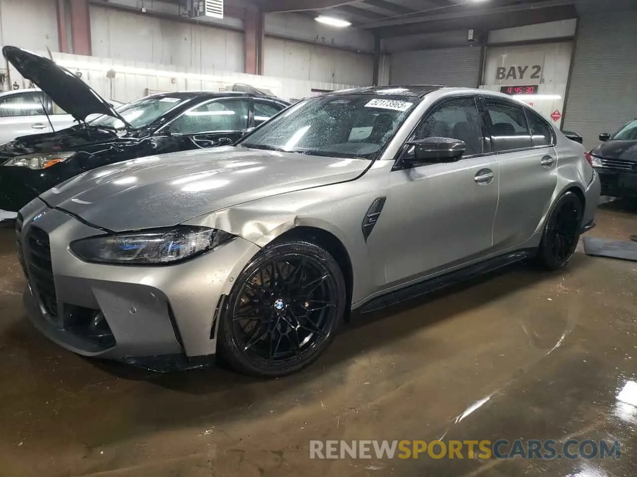 1 Photograph of a damaged car WBS33AY04MFL04703 BMW M3 2021