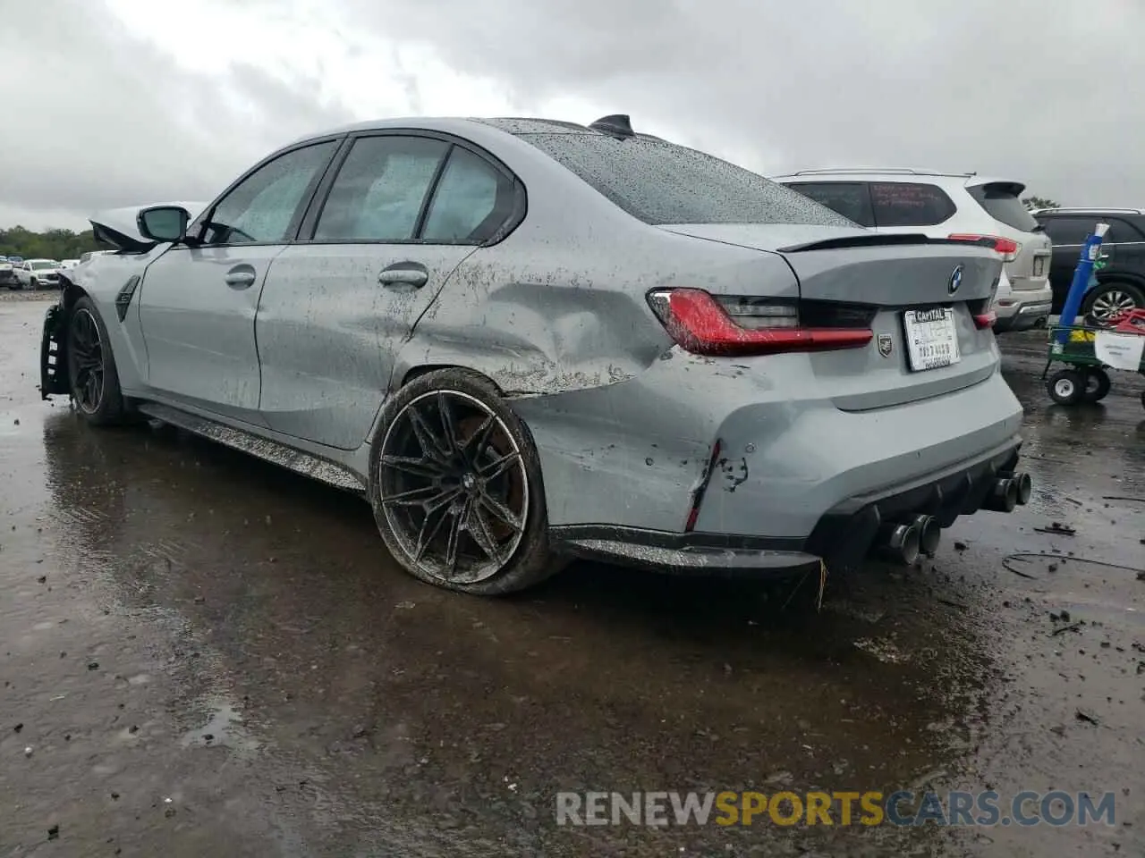 2 Photograph of a damaged car WBS33AY04MFL24711 BMW M3 2021