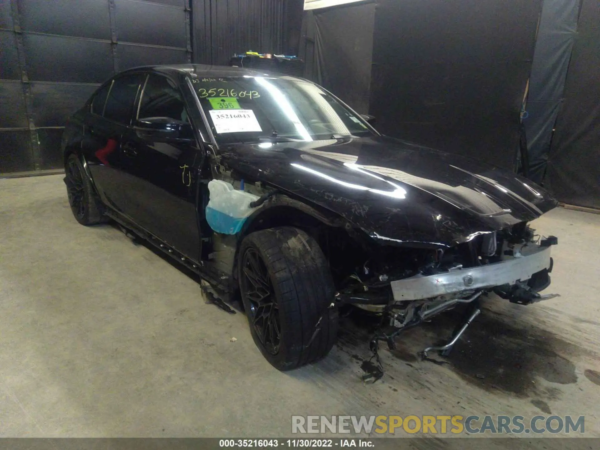 1 Photograph of a damaged car WBS33AY06MFK84096 BMW M3 2021