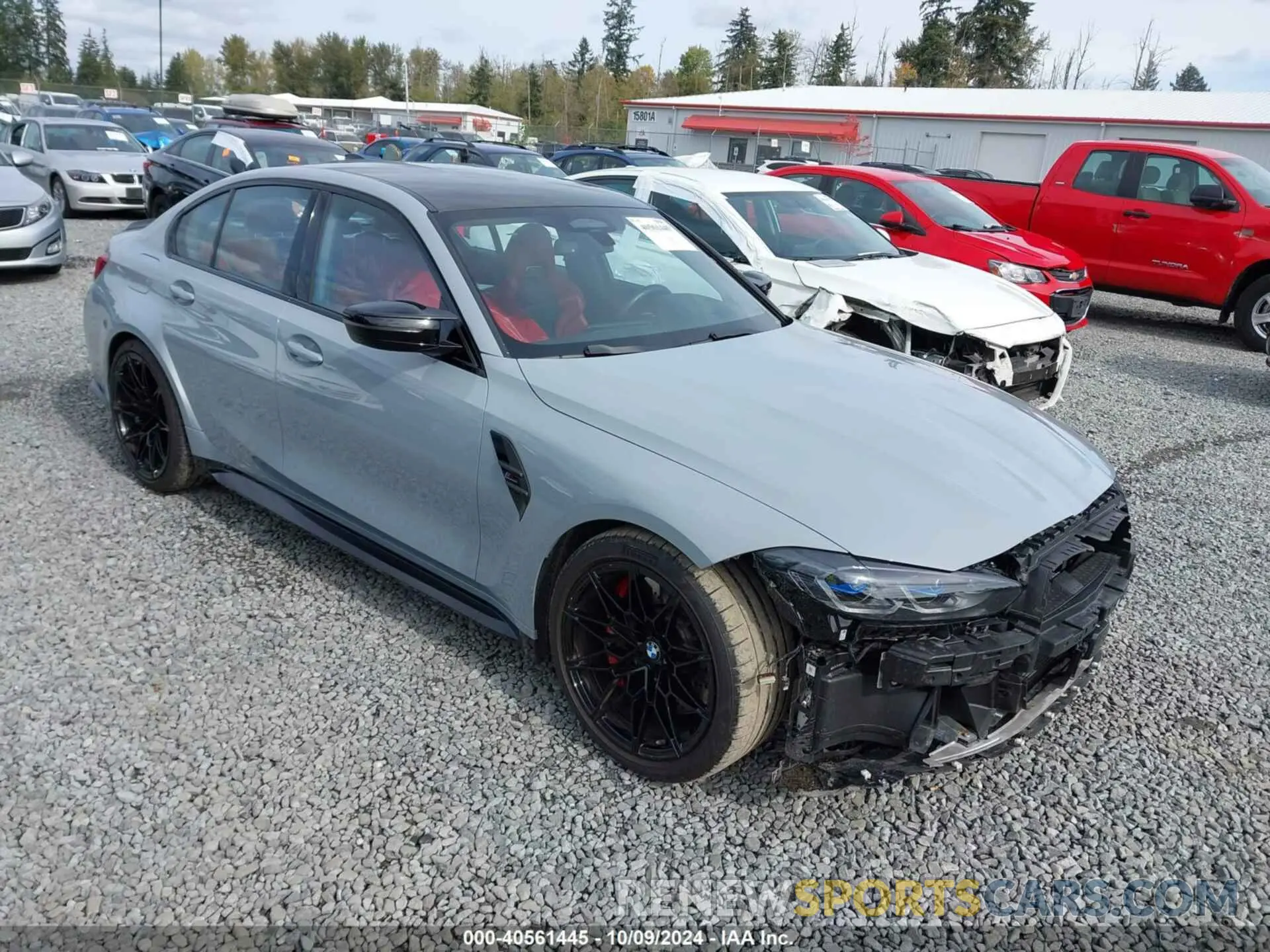 1 Photograph of a damaged car WBS33AY06MFL19364 BMW M3 2021