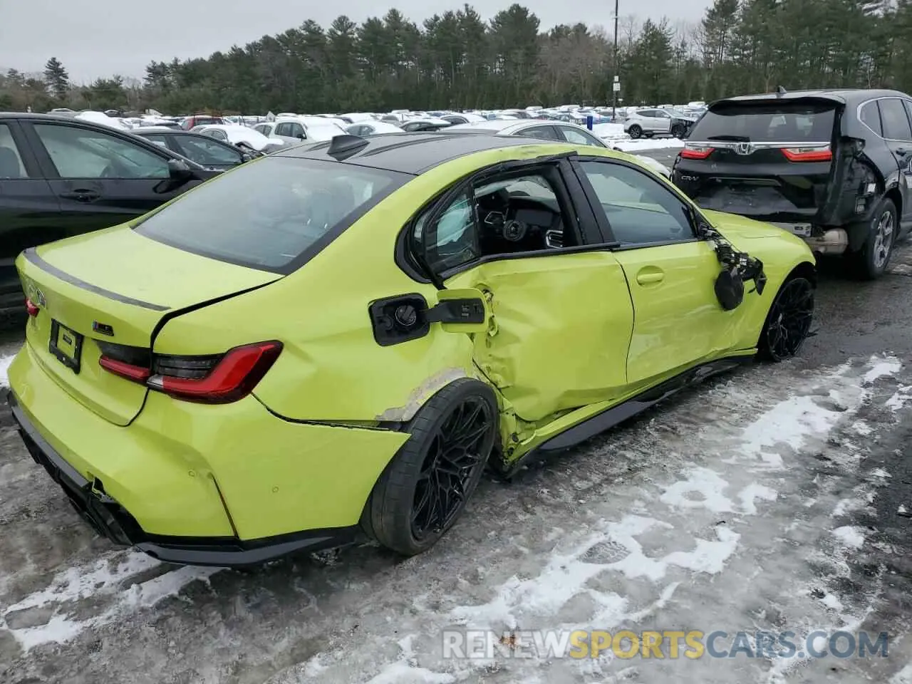 3 Photograph of a damaged car WBS33AY07MFK56940 BMW M3 2021