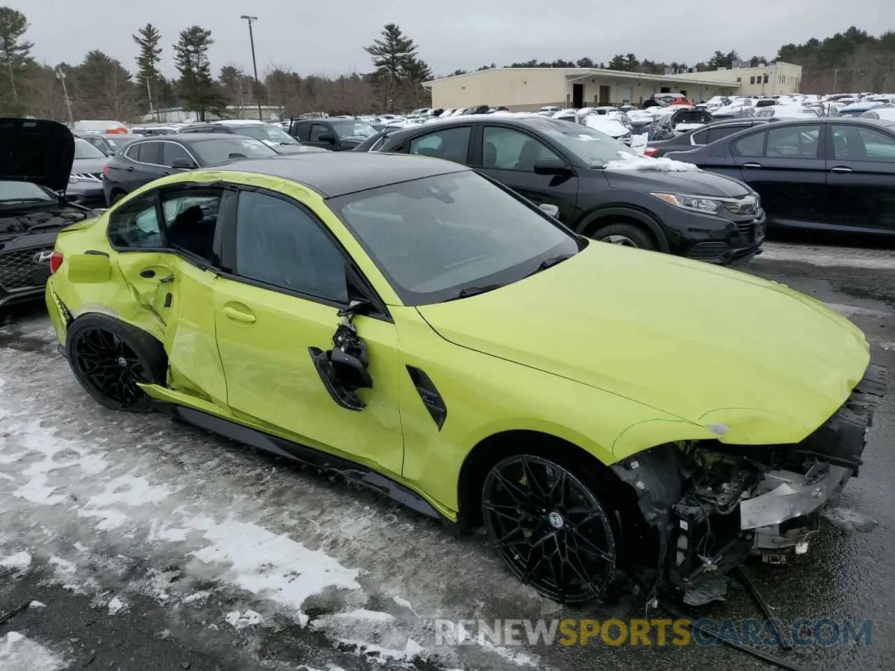 4 Photograph of a damaged car WBS33AY07MFK56940 BMW M3 2021