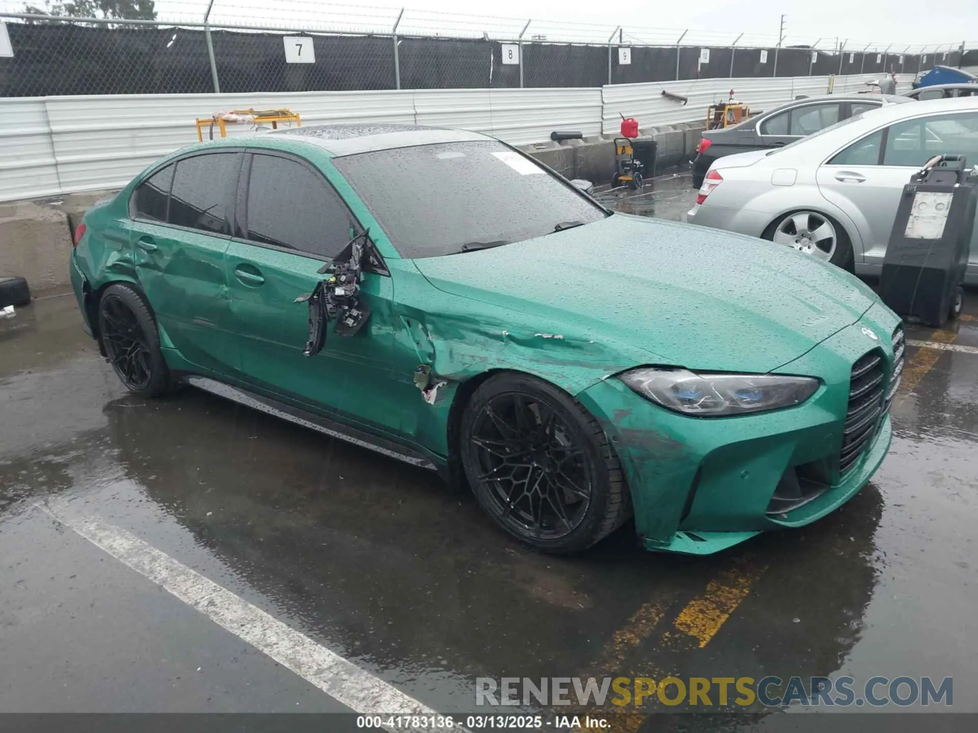 1 Photograph of a damaged car WBS33AY07MFL02329 BMW M3 2021