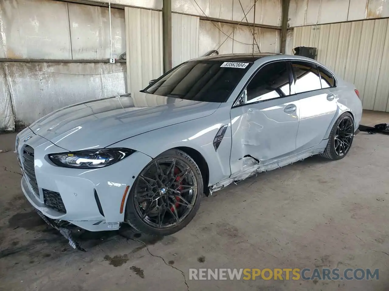 1 Photograph of a damaged car WBS33AY09MFL12408 BMW M3 2021