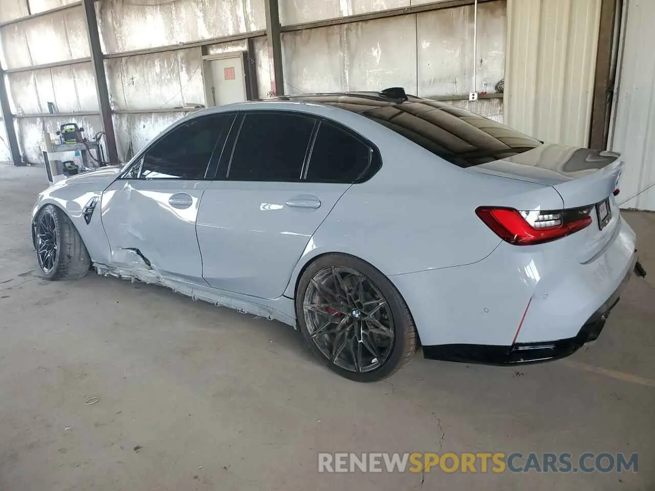 2 Photograph of a damaged car WBS33AY09MFL12408 BMW M3 2021