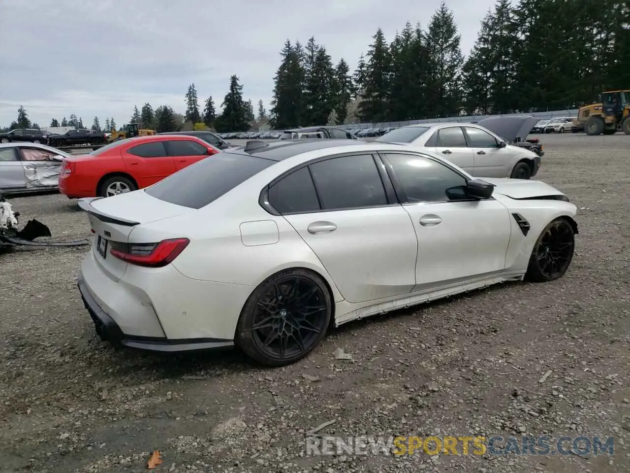 3 Photograph of a damaged car WBS33AY0XMFL32795 BMW M3 2021