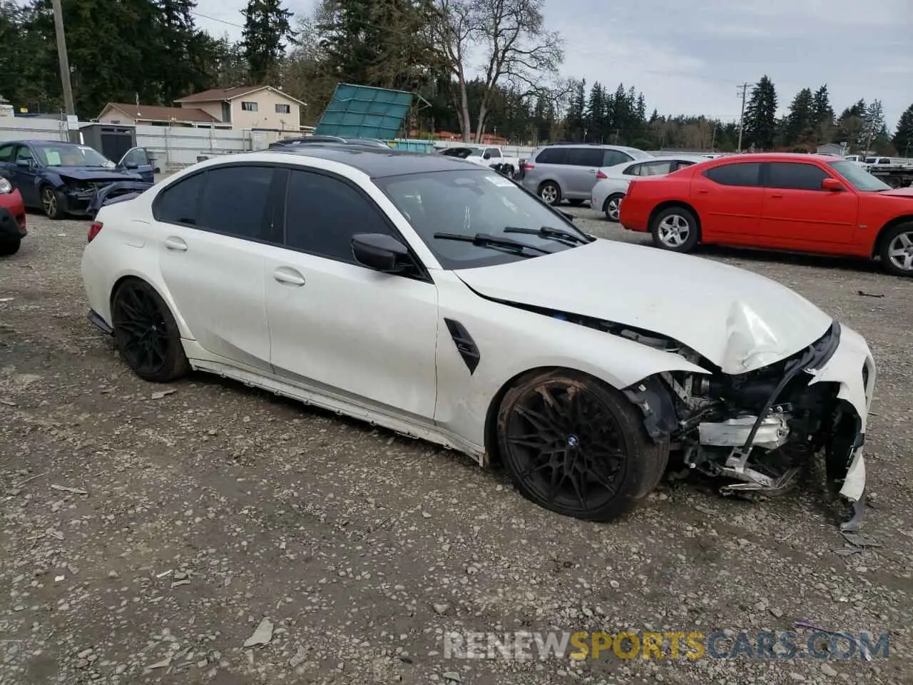 4 Photograph of a damaged car WBS33AY0XMFL32795 BMW M3 2021