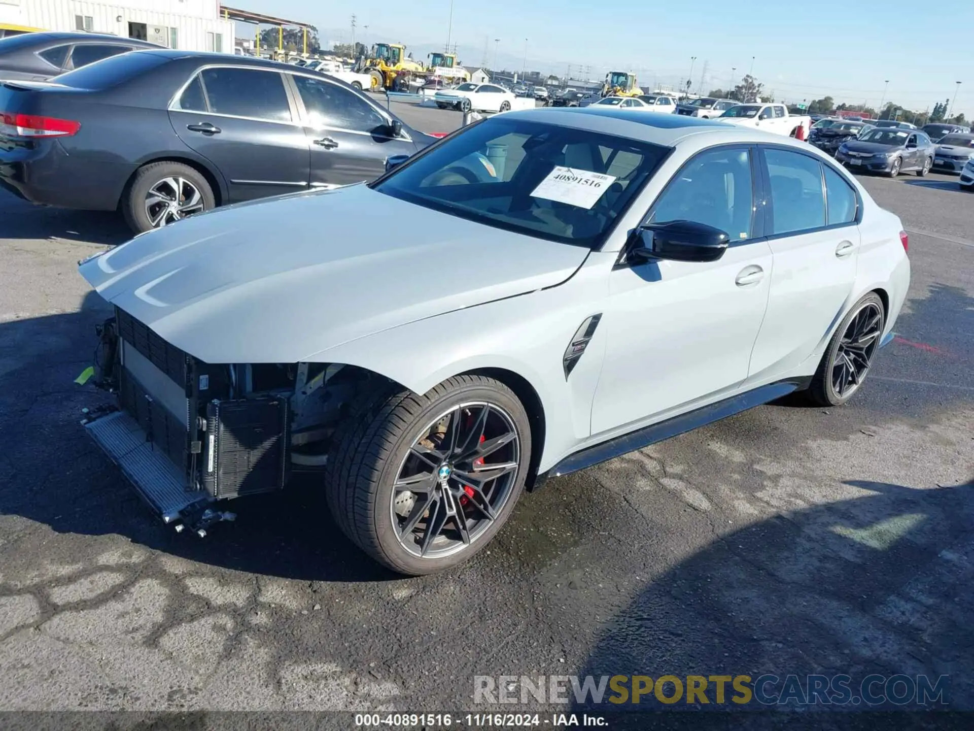 2 Photograph of a damaged car WBS53AY02MFL21718 BMW M3 2021