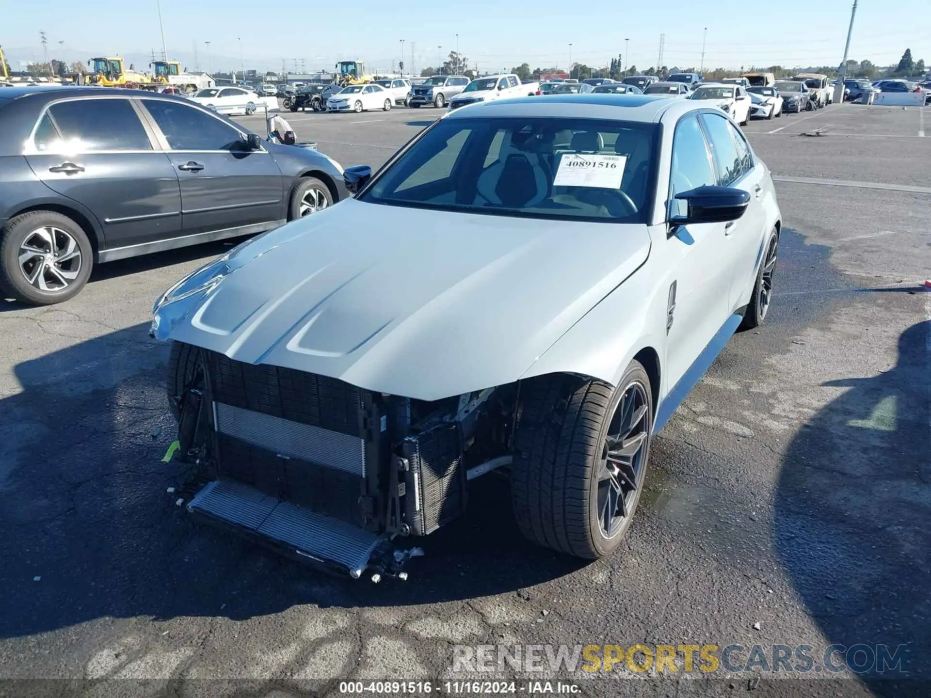6 Photograph of a damaged car WBS53AY02MFL21718 BMW M3 2021