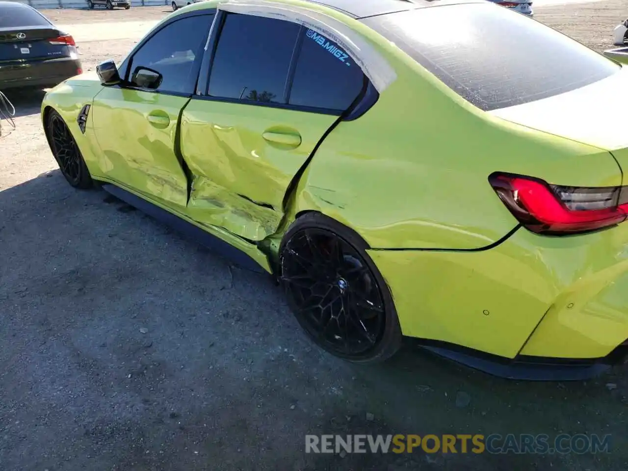 9 Photograph of a damaged car WBS53AY02MFL42052 BMW M3 2021