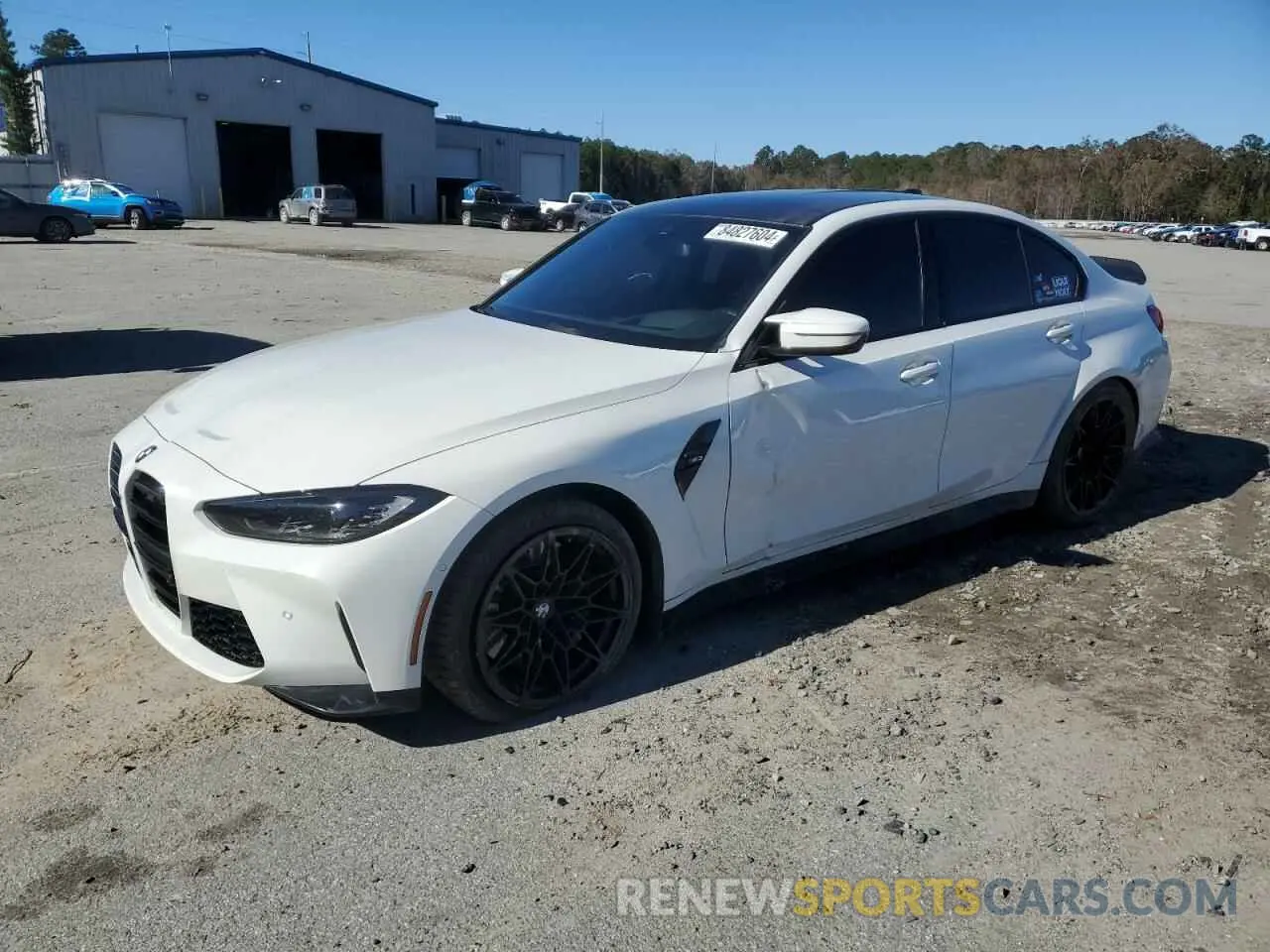 1 Photograph of a damaged car WBS53AY03MFL44022 BMW M3 2021