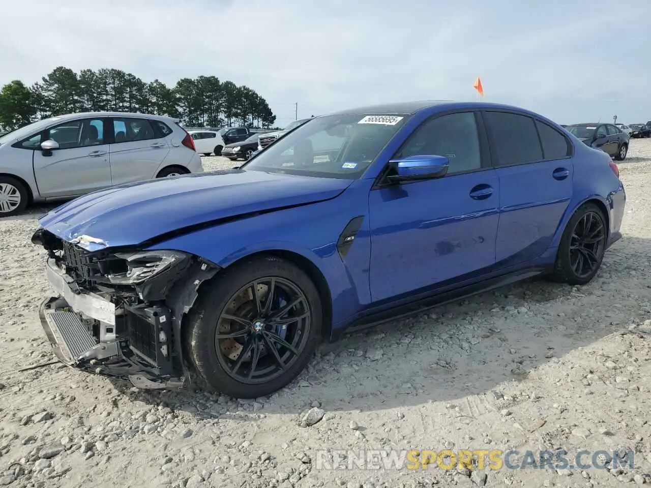 1 Photograph of a damaged car WBS53AY07MFL43939 BMW M3 2021