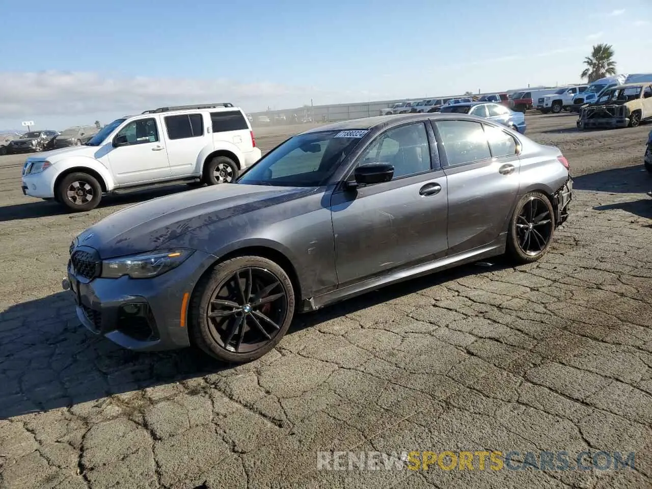 1 Photograph of a damaged car 3MW5U7J00N8C57770 BMW M3 2022