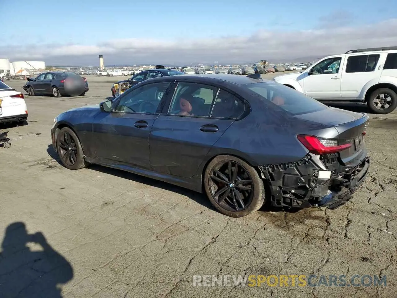 2 Photograph of a damaged car 3MW5U7J00N8C57770 BMW M3 2022