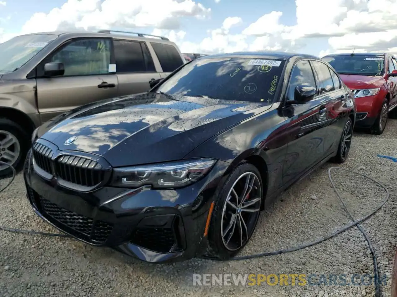 2 Photograph of a damaged car 3MW5U7J01N8C43151 BMW M3 2022