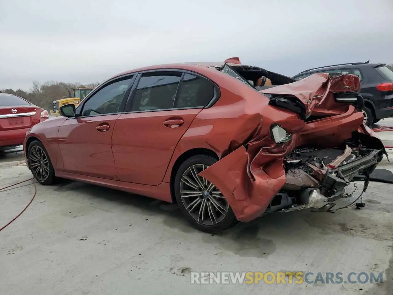 2 Photograph of a damaged car 3MW5U7J04N8C25002 BMW M3 2022