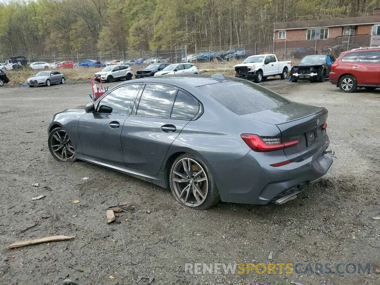 2 Photograph of a damaged car 3MW5U7J06N8C46790 BMW M3 2022