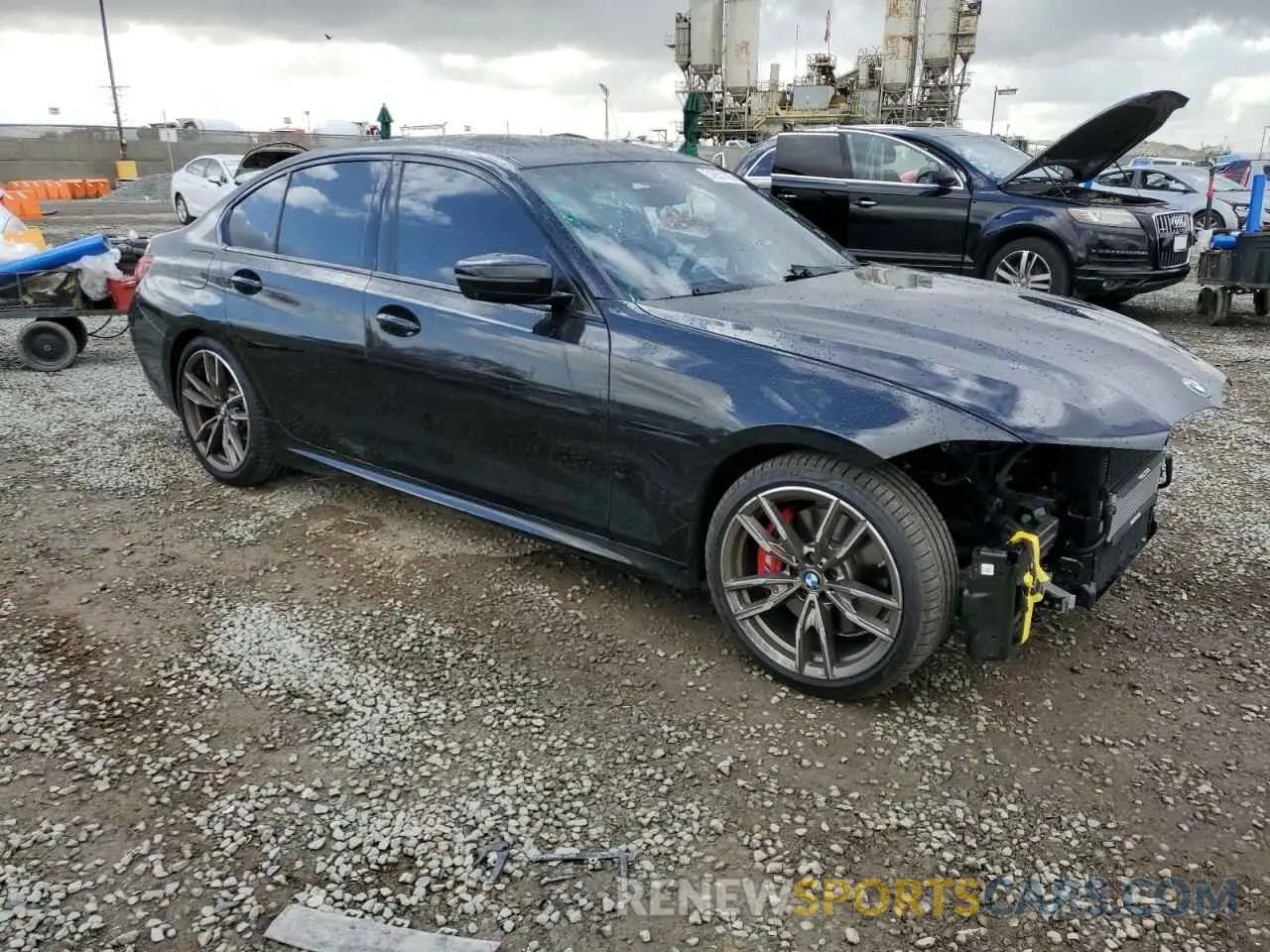 4 Photograph of a damaged car 3MW5U7J09N8C43110 BMW M3 2022