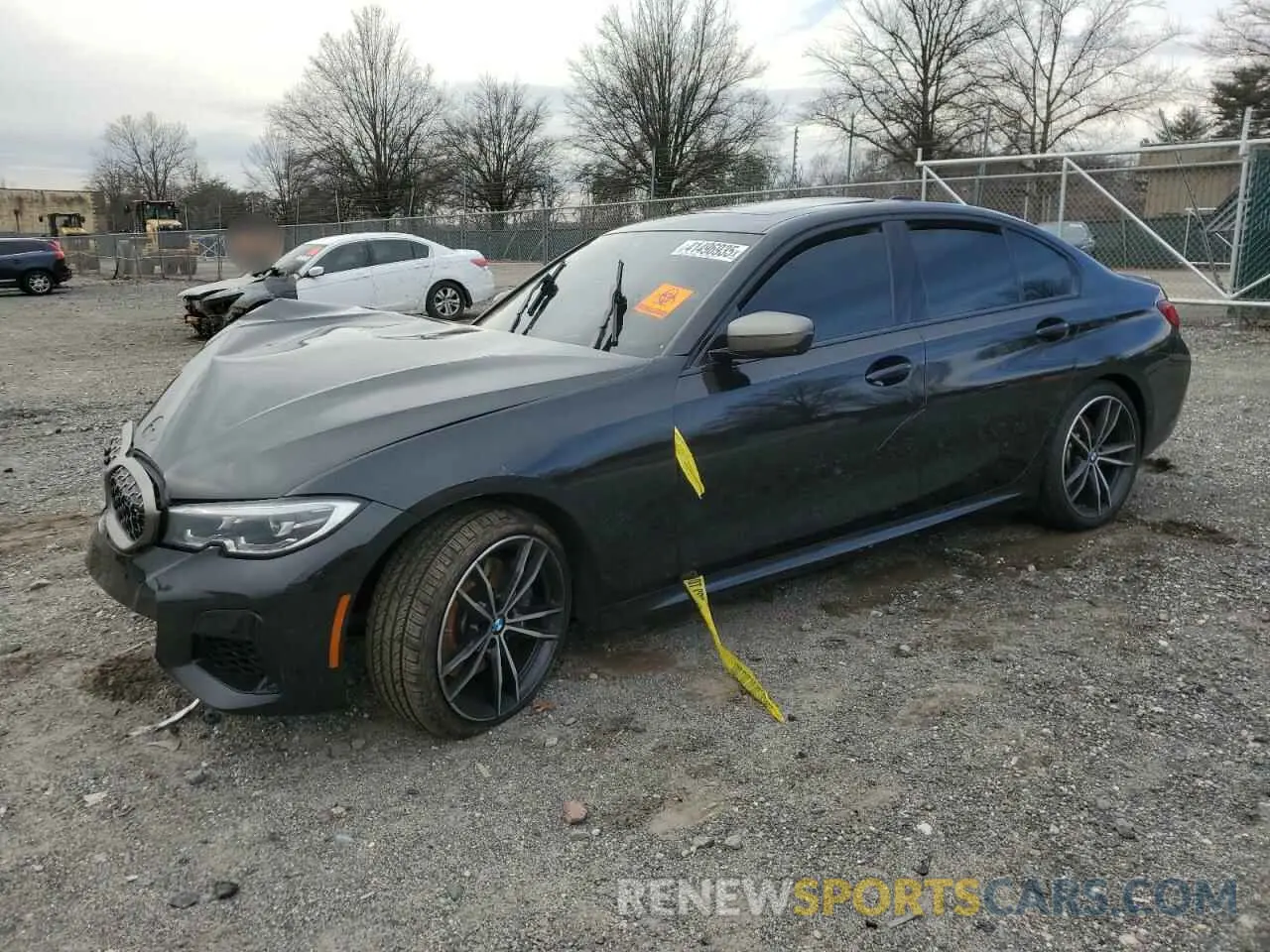 1 Photograph of a damaged car 3MW5U9J03N8C25391 BMW M3 2022