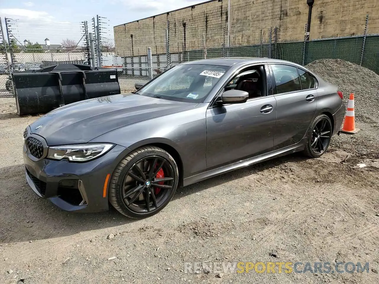 1 Photograph of a damaged car 3MW5U9J06N8C67957 BMW M3 2022