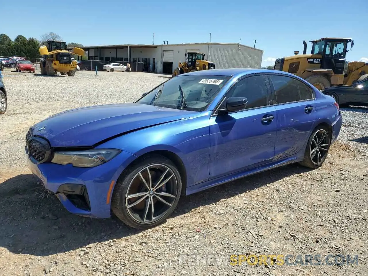 1 Photograph of a damaged car 3MW5U9J08N8C40243 BMW M3 2022