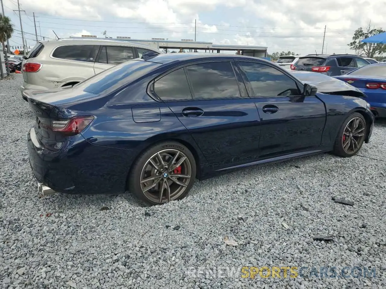 3 Photograph of a damaged car WBA5U7C03NFM33649 BMW M3 2022