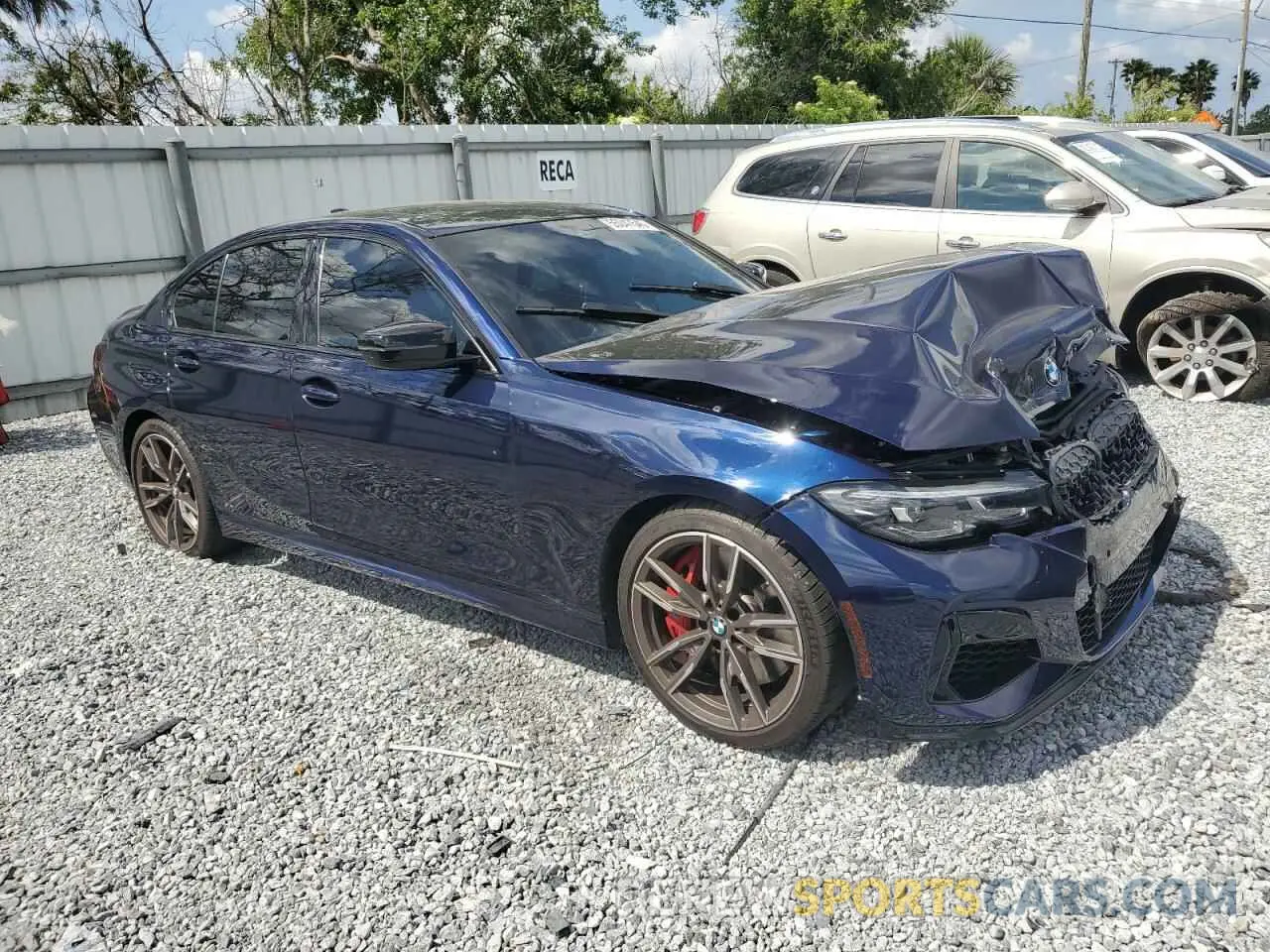 4 Photograph of a damaged car WBA5U7C03NFM33649 BMW M3 2022