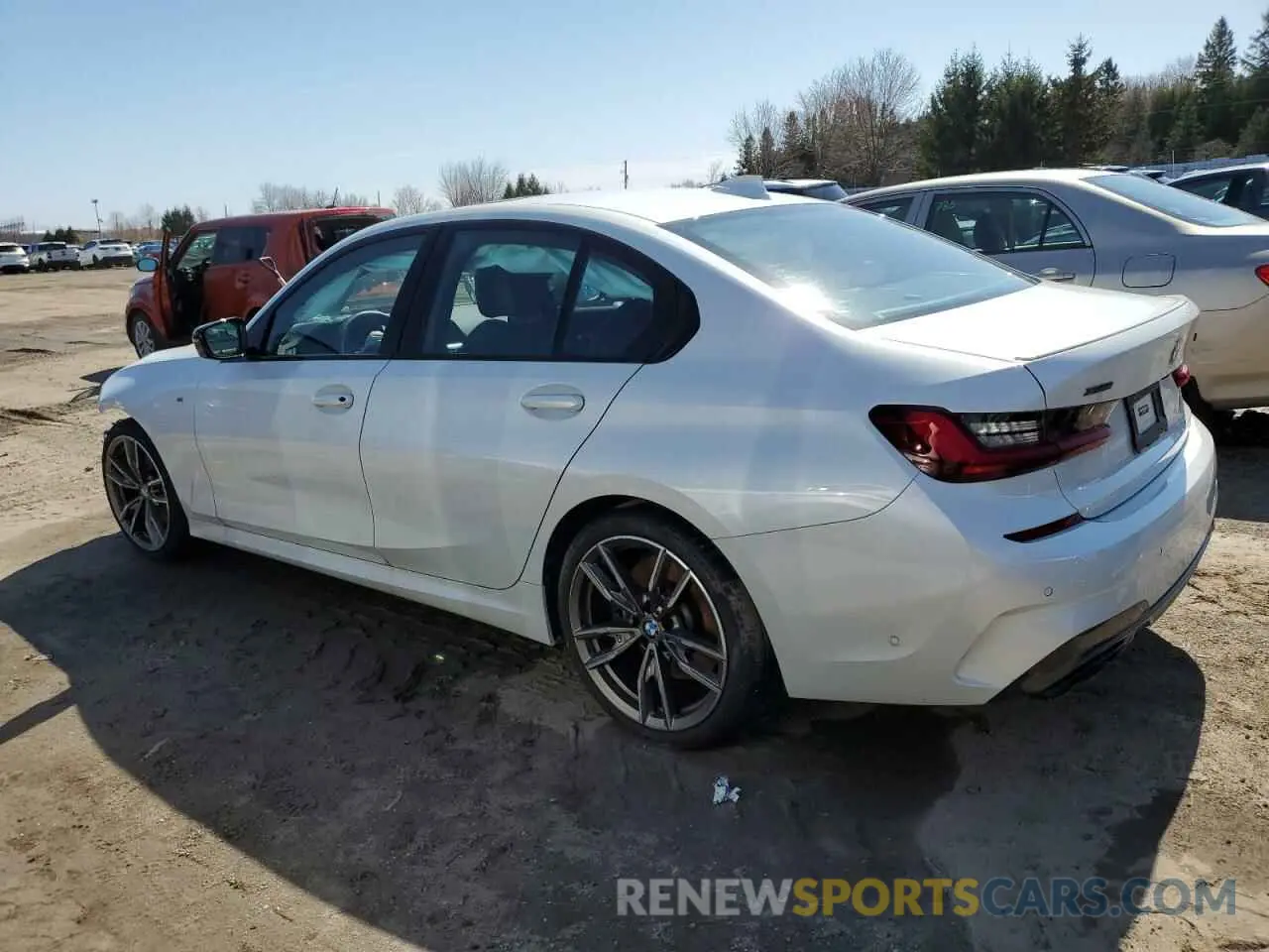 2 Photograph of a damaged car WBA5U9C02NFM31354 BMW M3 2022