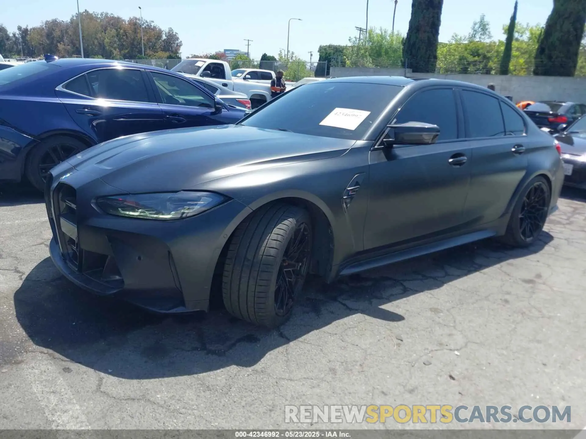 2 Photograph of a damaged car WBS33AY00NFL61191 BMW M3 2022