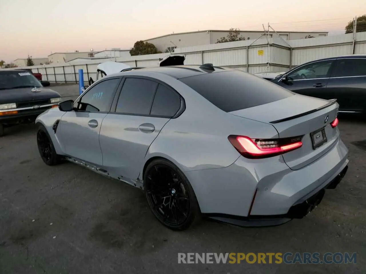2 Photograph of a damaged car WBS33AY02NFL74430 BMW M3 2022