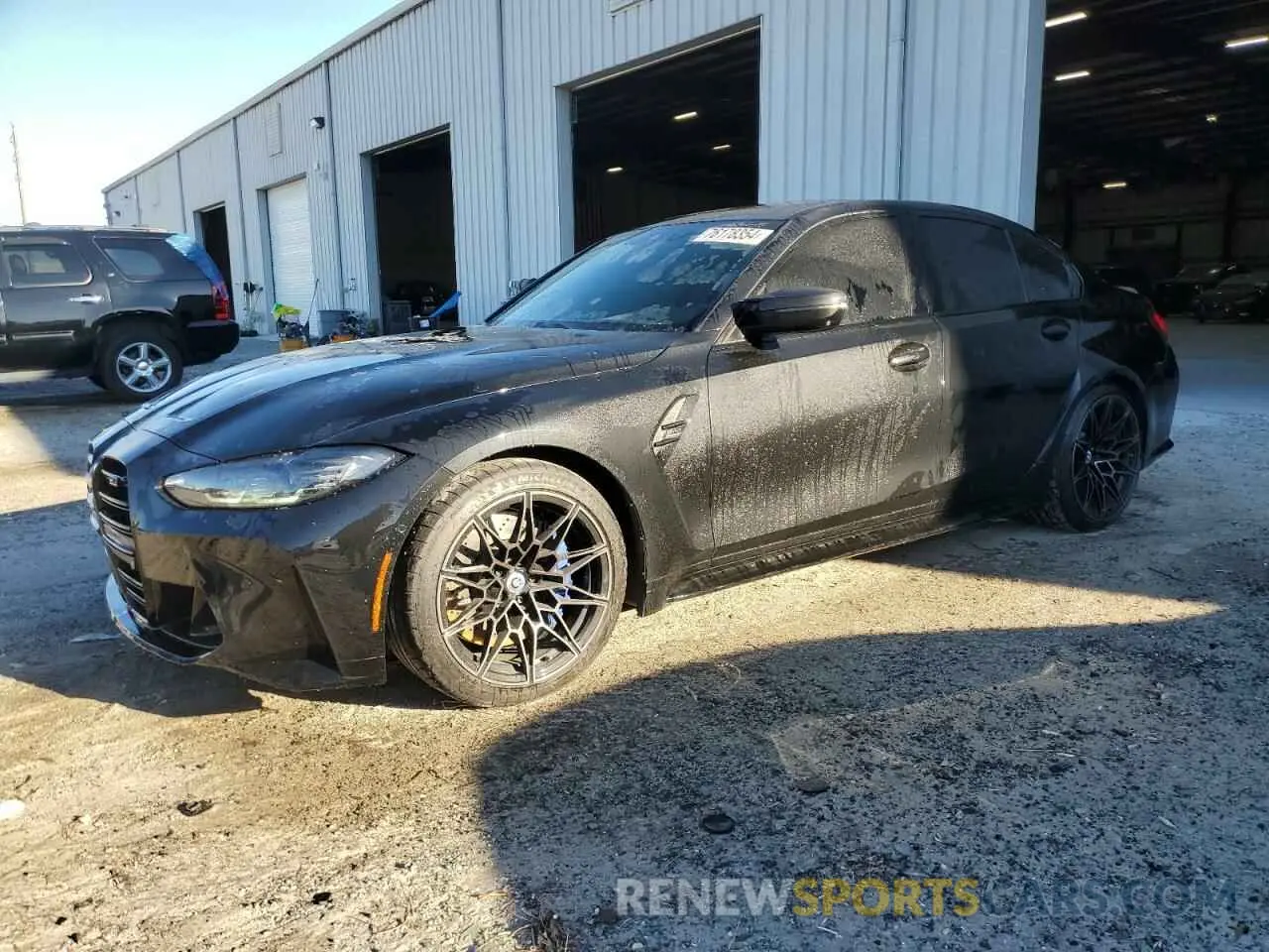 1 Photograph of a damaged car WBS33AY03NFM95967 BMW M3 2022