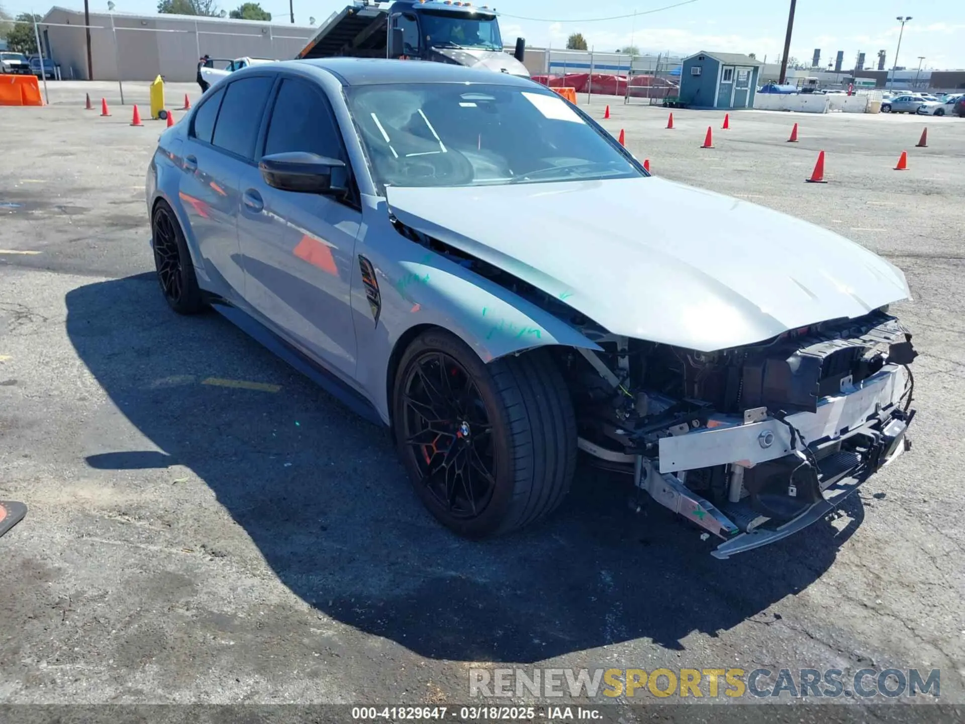 1 Photograph of a damaged car WBS33AY04NFL61341 BMW M3 2022