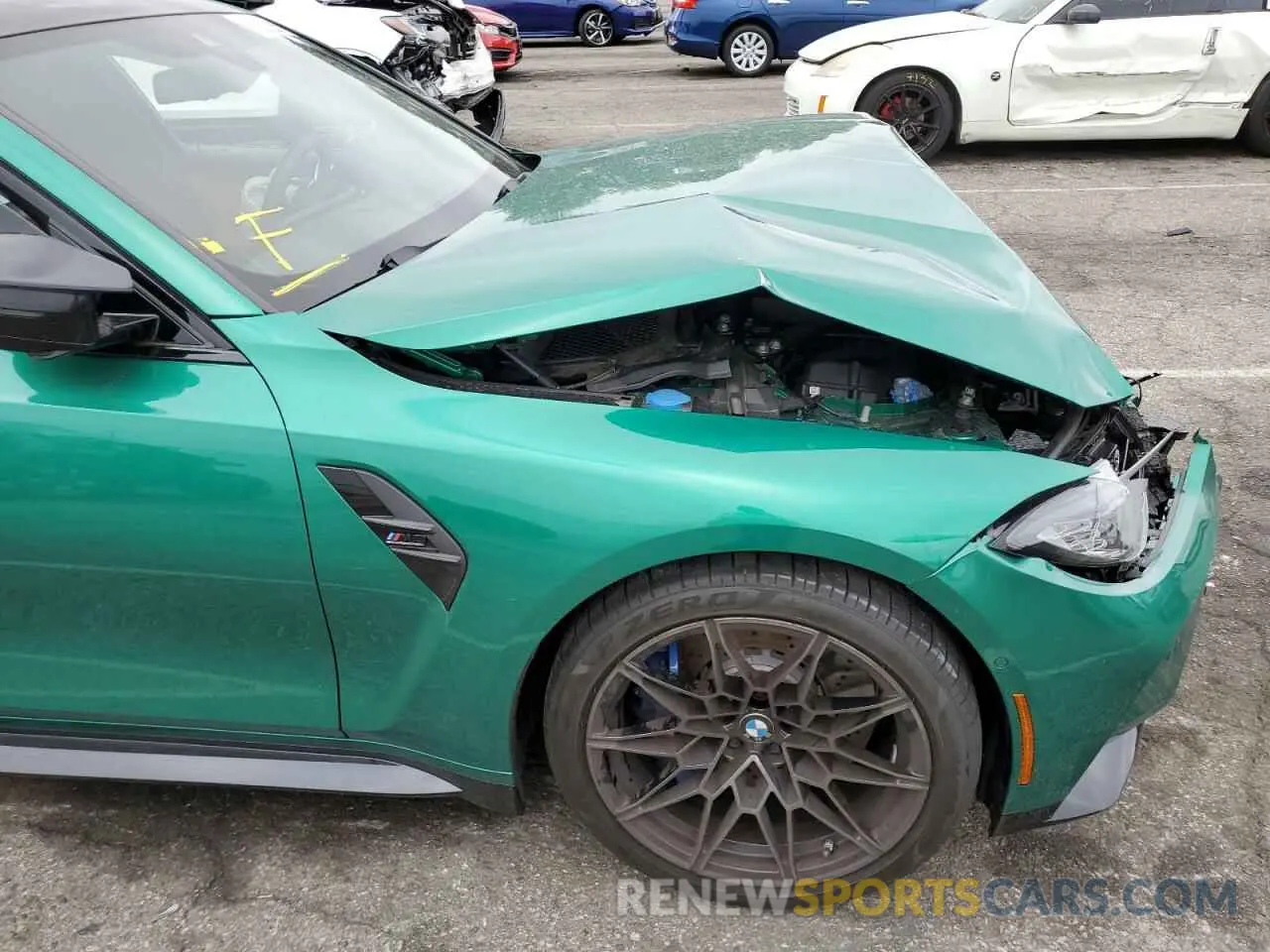 9 Photograph of a damaged car WBS33AY04NFM05919 BMW M3 2022