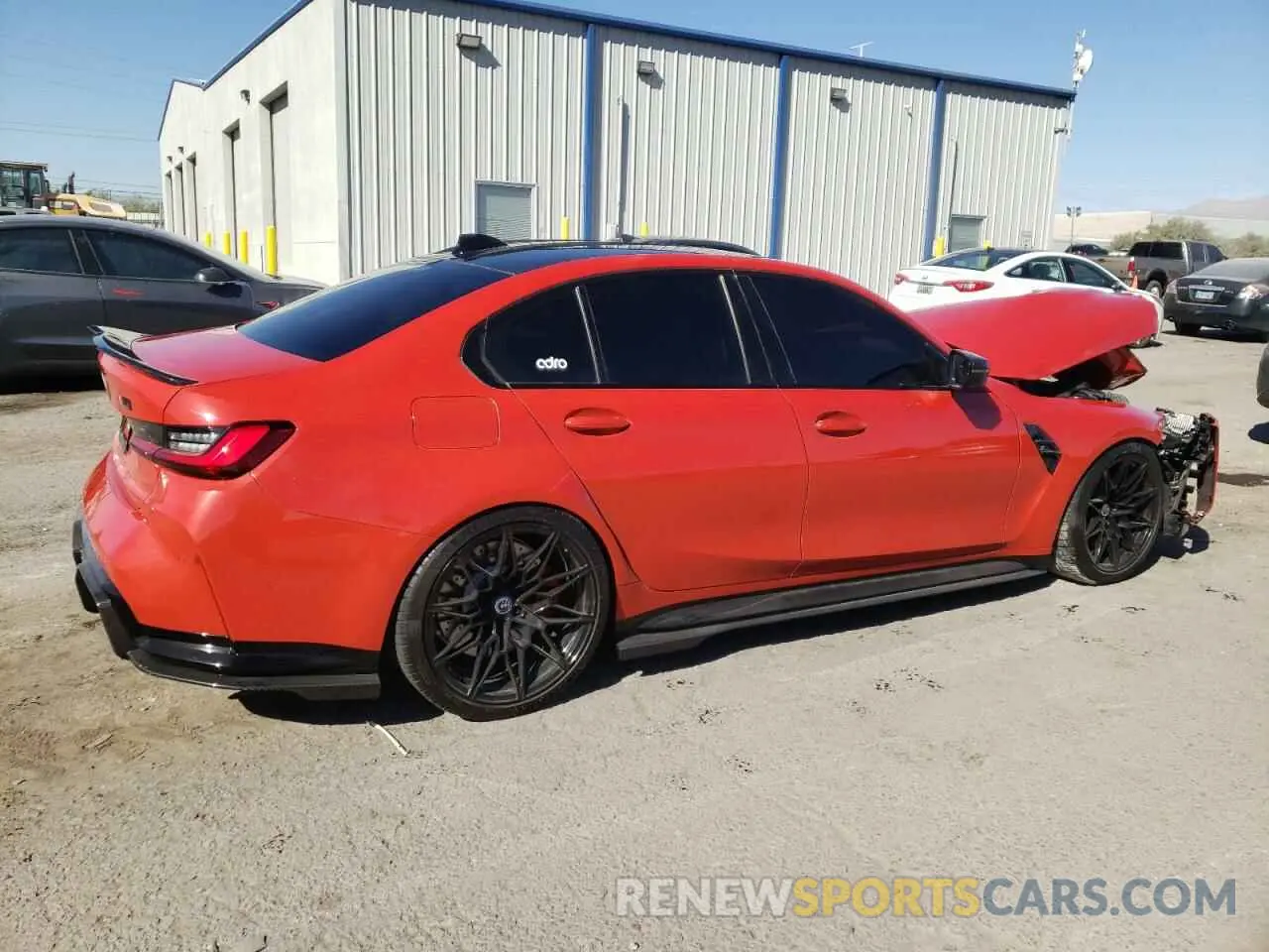 3 Photograph of a damaged car WBS33AY07NFN05898 BMW M3 2022