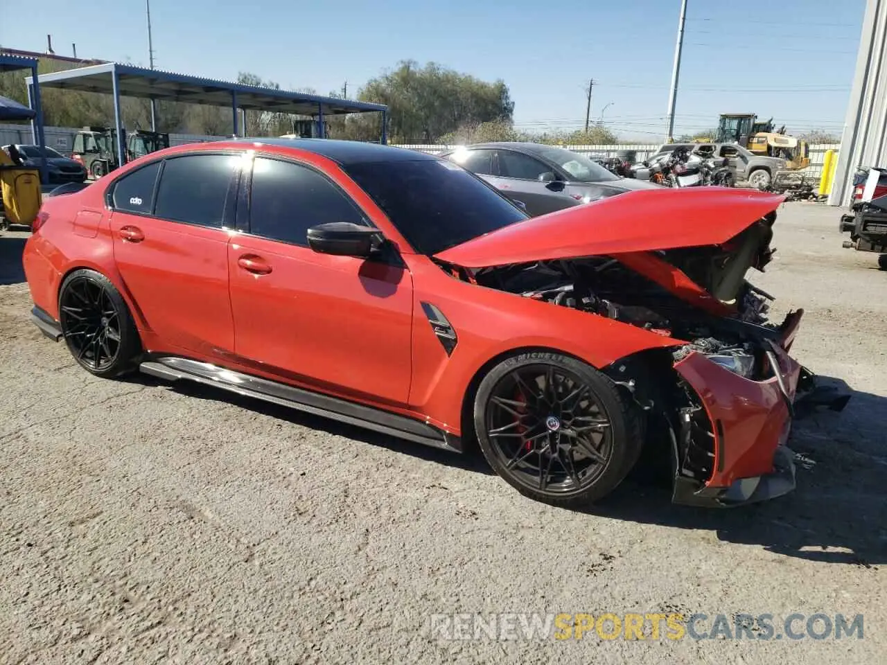 4 Photograph of a damaged car WBS33AY07NFN05898 BMW M3 2022