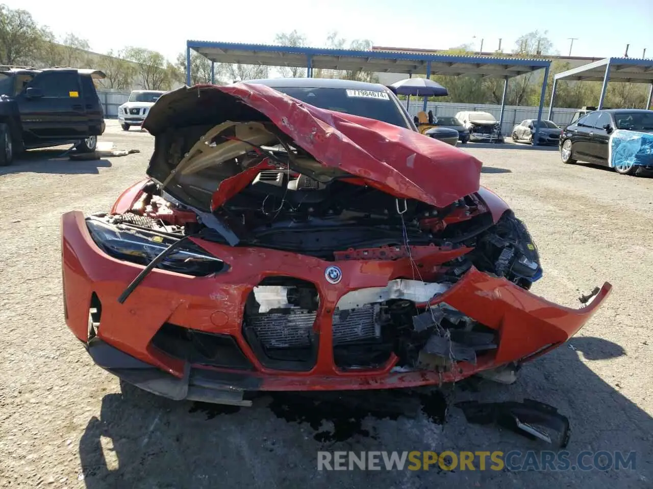 5 Photograph of a damaged car WBS33AY07NFN05898 BMW M3 2022