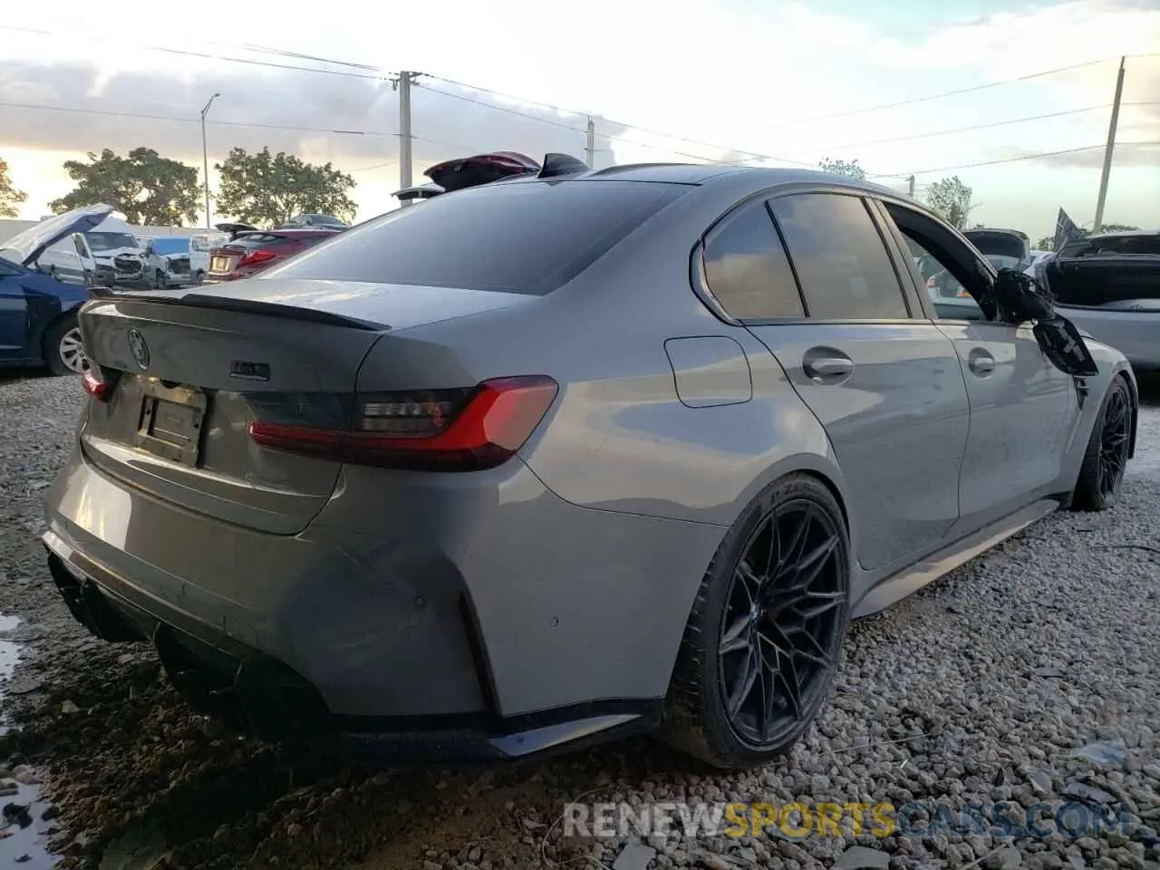 4 Photograph of a damaged car WBS33AY08NFL99719 BMW M3 2022