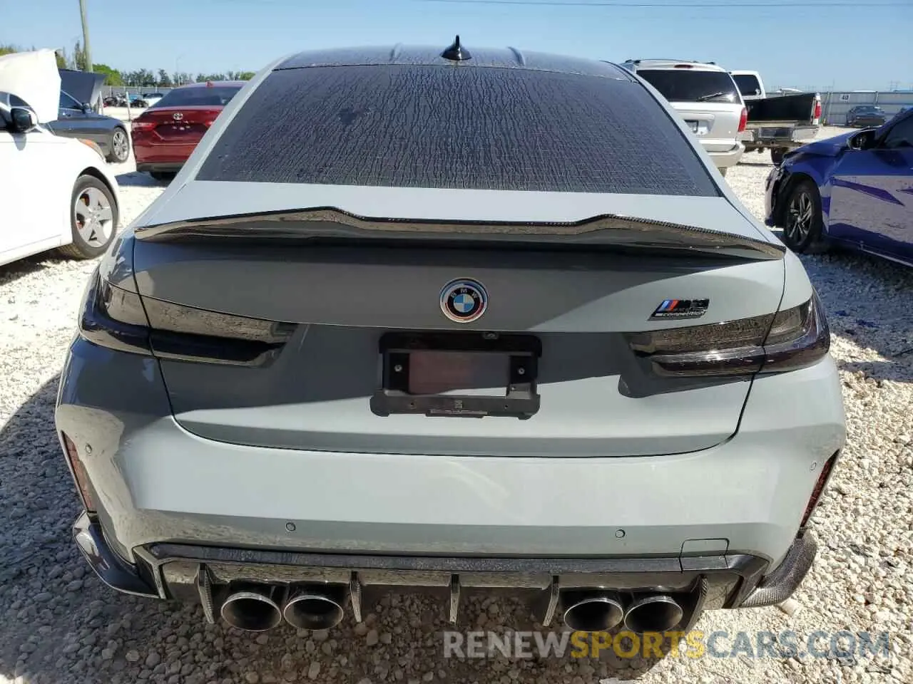 6 Photograph of a damaged car WBS33AY08NFM05034 BMW M3 2022