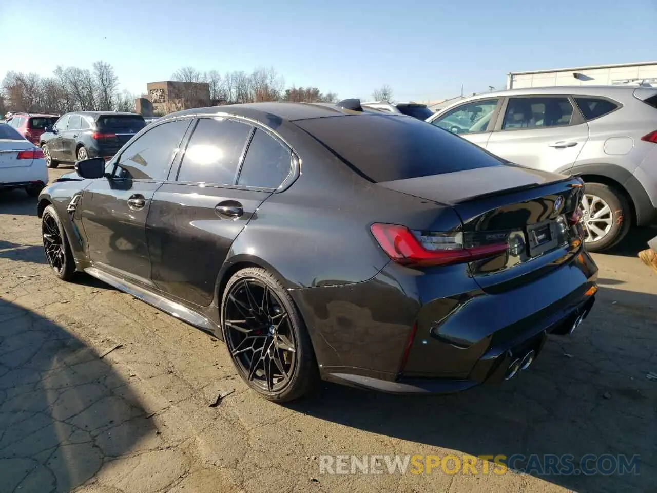 2 Photograph of a damaged car WBS43AY02NFM58560 BMW M3 2022