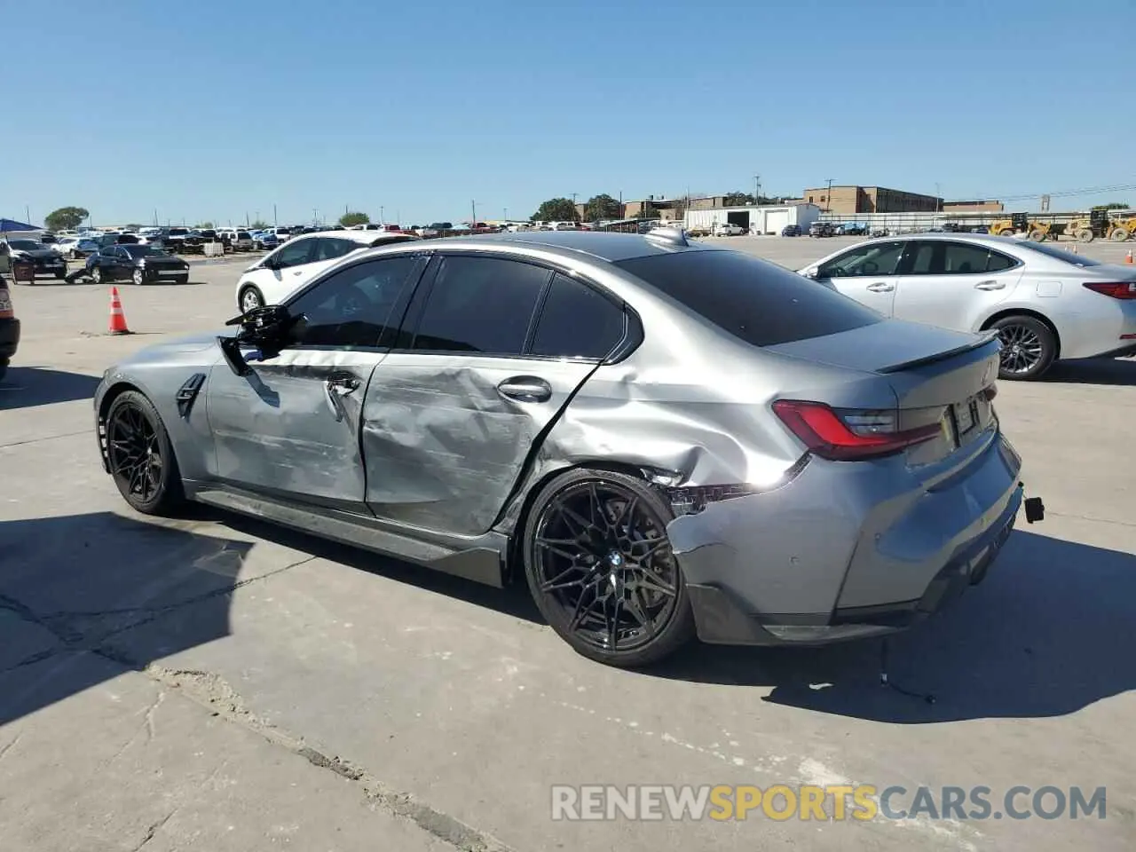 2 Photograph of a damaged car WBS43AY03NFM63783 BMW M3 2022