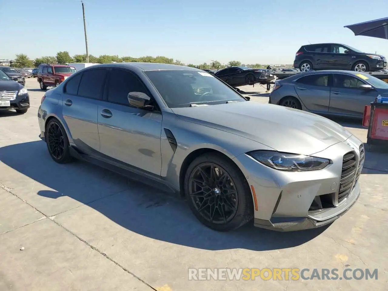 4 Photograph of a damaged car WBS43AY03NFM63783 BMW M3 2022