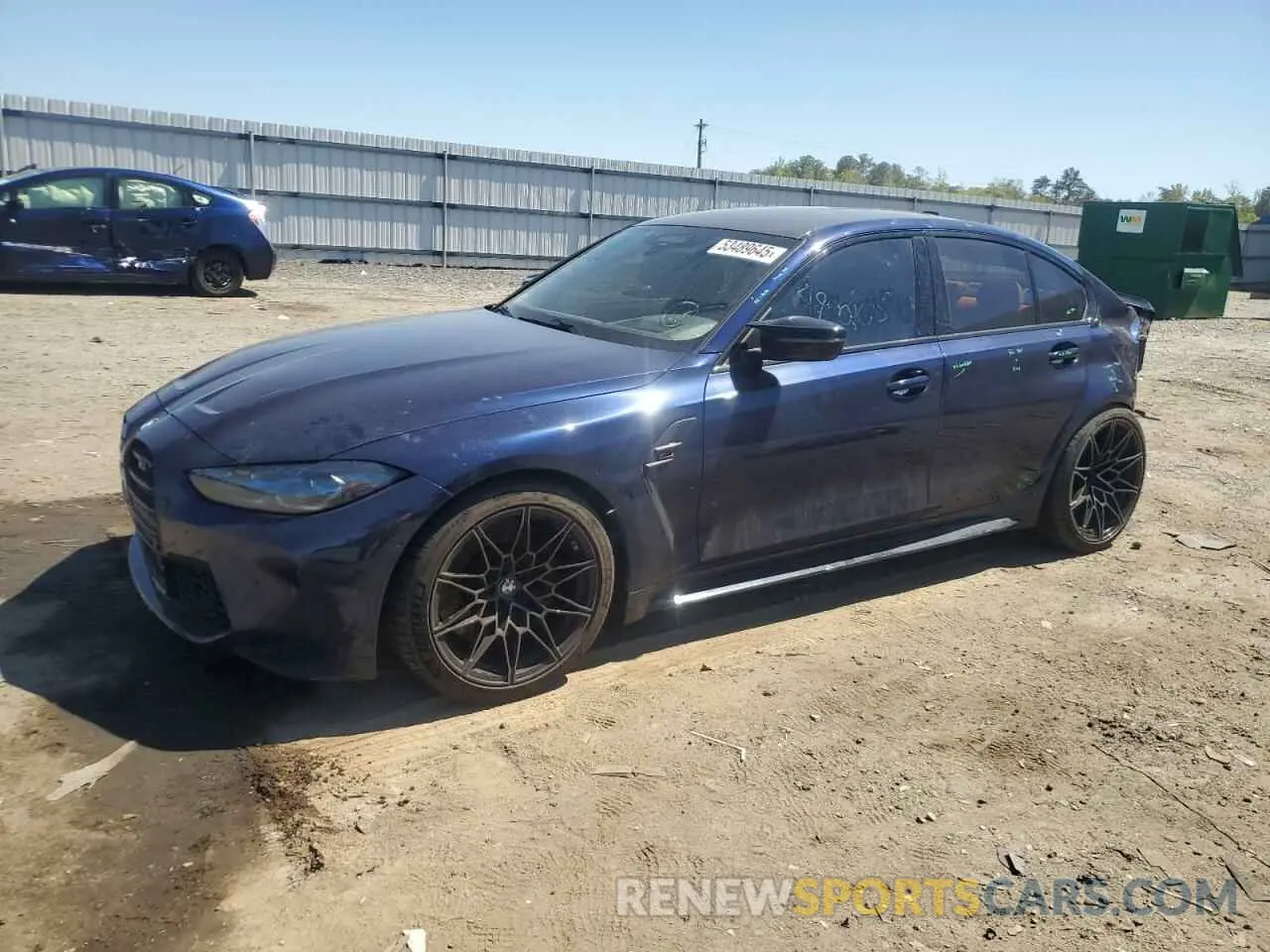 1 Photograph of a damaged car WBS43AY05NFL68593 BMW M3 2022