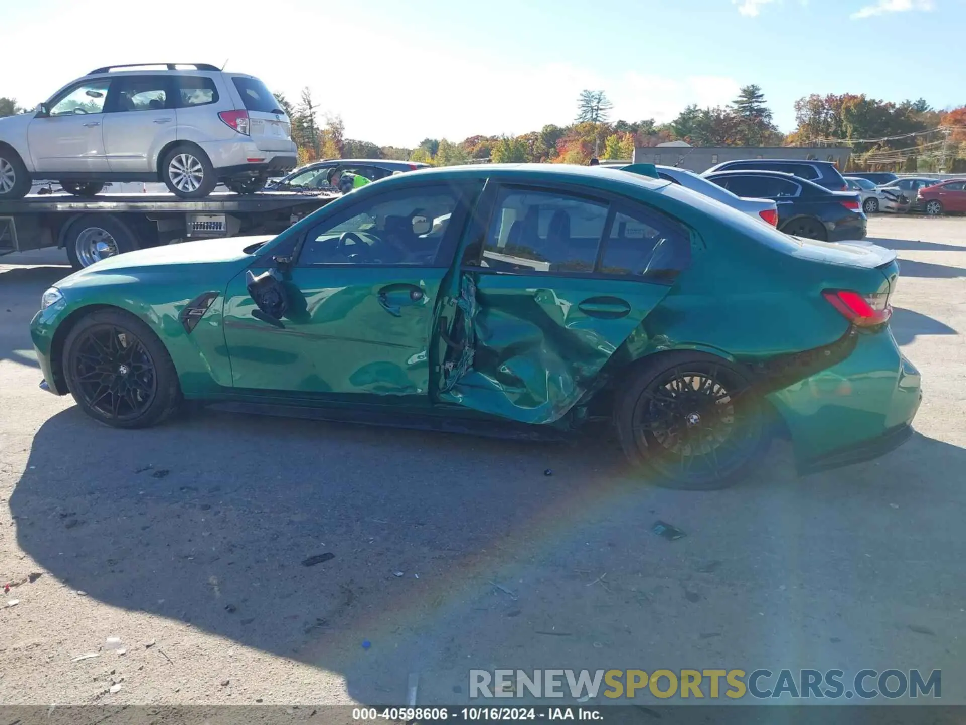 14 Photograph of a damaged car WBS43AY06NFM11726 BMW M3 2022