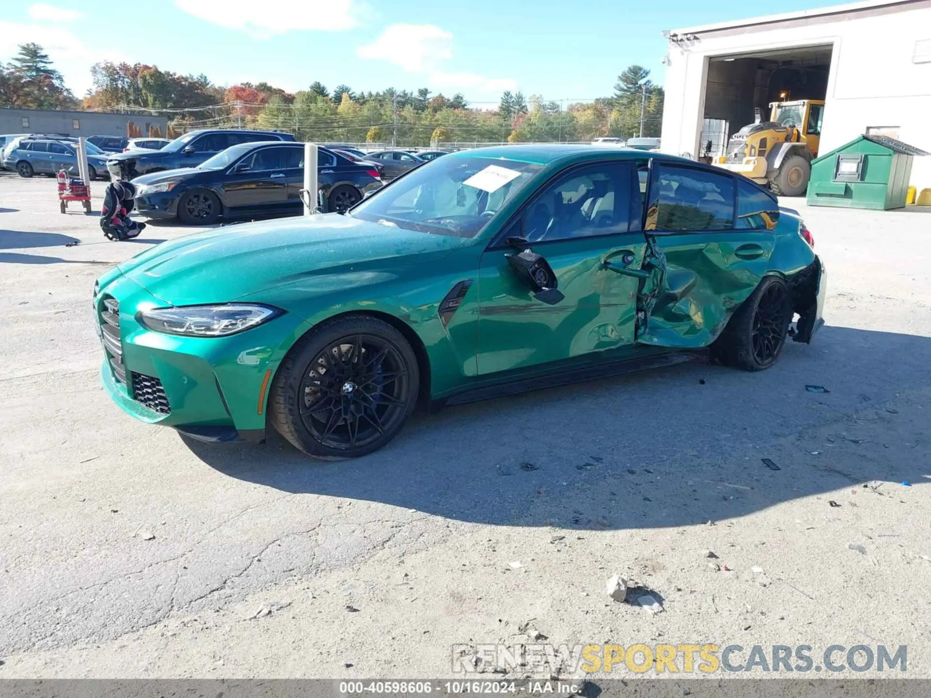 2 Photograph of a damaged car WBS43AY06NFM11726 BMW M3 2022